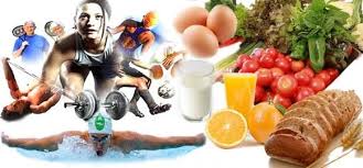 Imagen alusiva a nutricion y ejercicio fisico. 